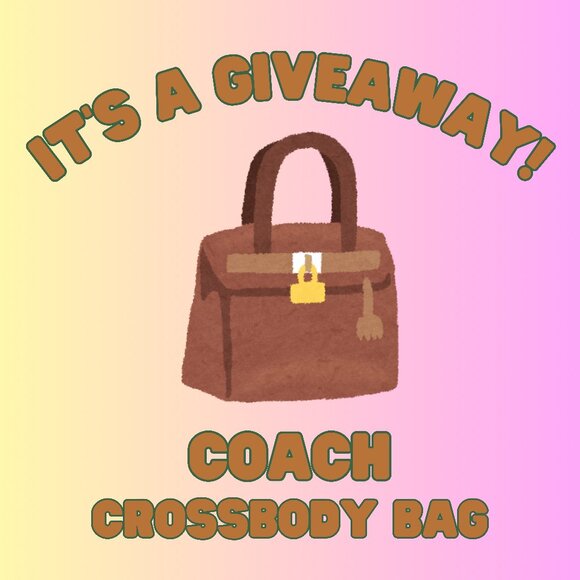 Coach Handbags - COACH CROSSBODY BAG - GIVEAWAY FOR LIVE SHOW ON 1/8